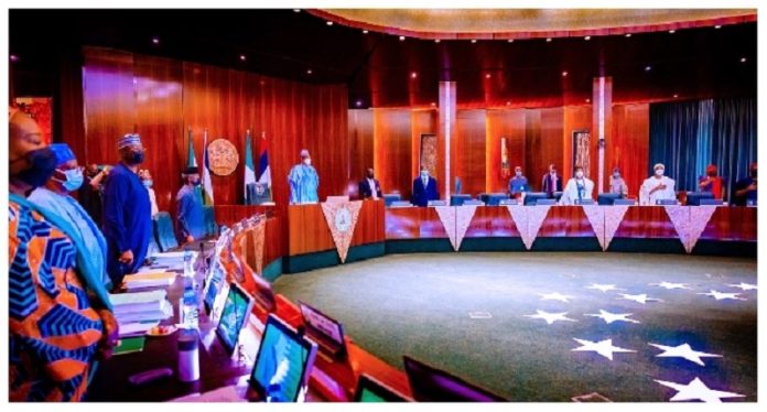 Buhari-in-fec Buhari in FEC