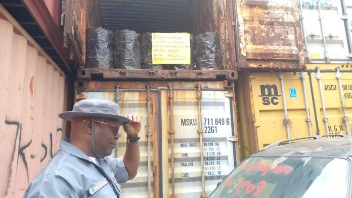 Customs intercept