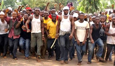 Ex-militants-protest Niger-Delta