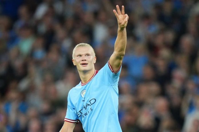 Haaland Sets EPL Record With Second Consecutive Hattrick In Man City's 6-0 Win Over Forest Haaland Sets EPL Record With Second Consecutive Hattrick In Man City's 6-0 Win Over Forest