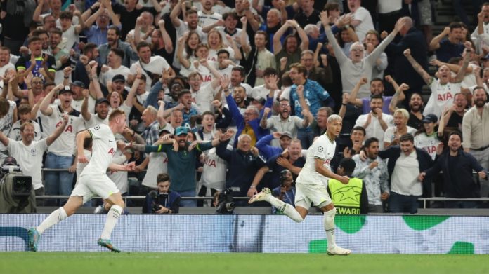 Mbemba Sees Red As Spurs Beat Marseille 2-0 Through Richarlison's Brace