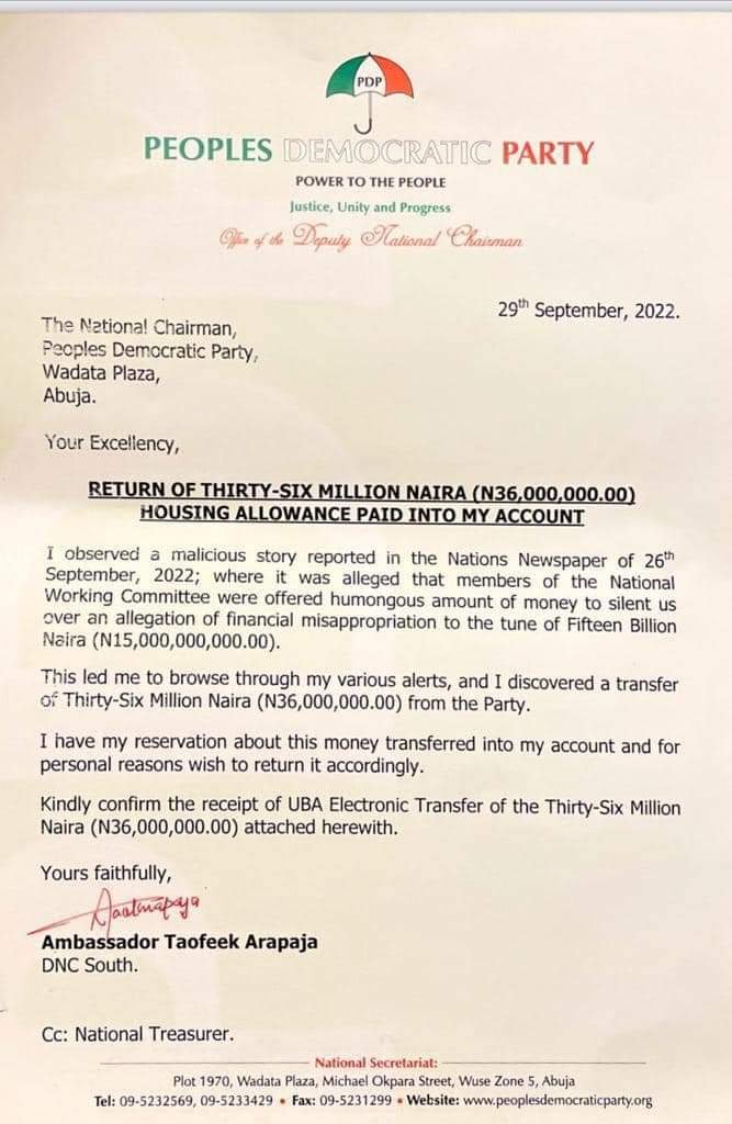 PDP Letter 3 - THEWILL NEWS MEDIA