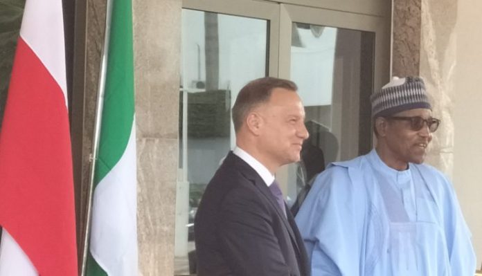President Buharia and Andrzej Duda