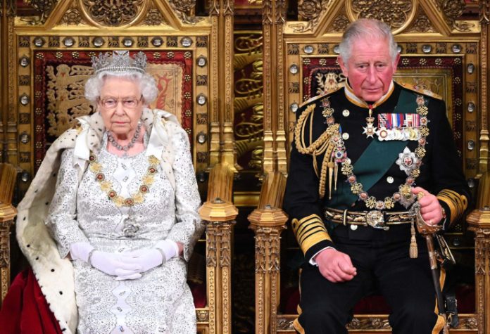 Queen Elizabeth and Prince Charles