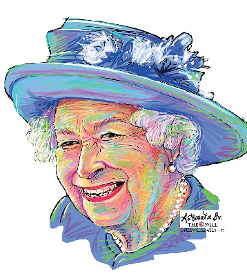 Queen Elizabeth II Caricature - THEWILL NEWS MEDIA Queen Elizabeth II Caricature