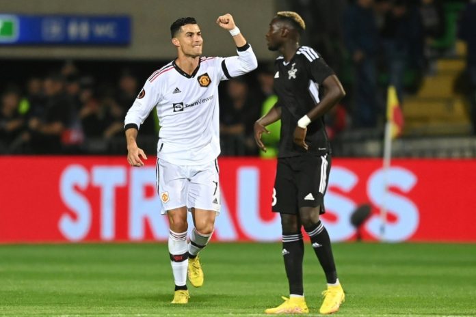 Ronaldo Nets First Europa Goal As Man Utd Beat Sheriff 2-0 Ronaldo