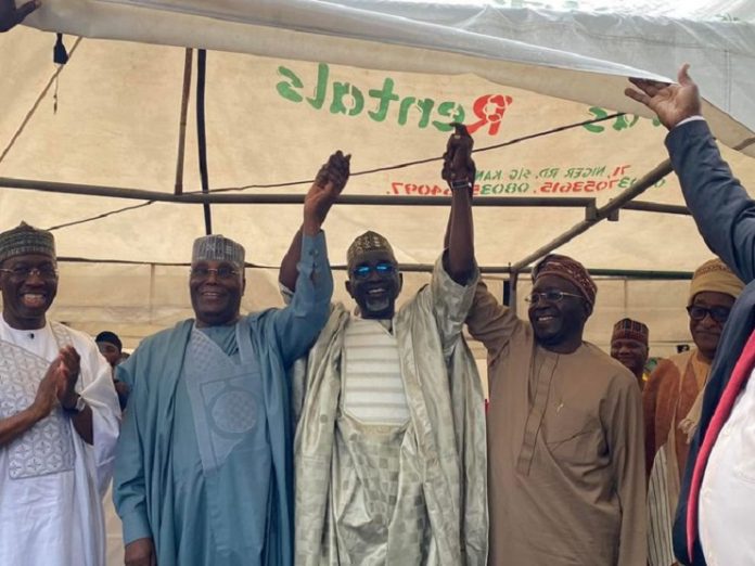 Shekarau defects to pdp, with Ayu and Atiku Shekarau defects to pdp, with Ayu and Atiku