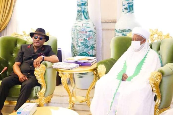 Sultan of Sokoto and Wike Wike and Sultan of Sokoto