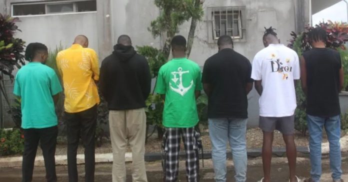 Suspected Internet fraudsters Suspected Internet fraudsters