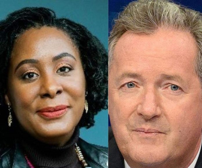 Uju Anya and Piers Morgan Uju Anya and Piers Morgan