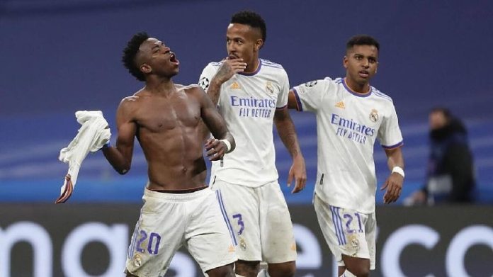 Vinicius, Militao and Rodrygo Vinicius, Militao and Rodrygo