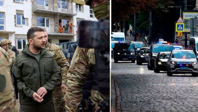 Zelensky survives car accident Zelensky survives car accident