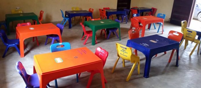 furnished creche Classroom by Mkpat Abasi group, USA furnished creche Classroom by Mkpat Abasi group, USA