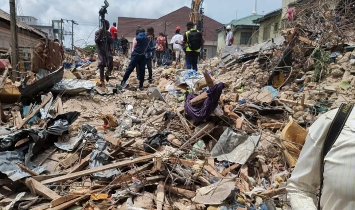 lagos building collapse building collapse in Lagos