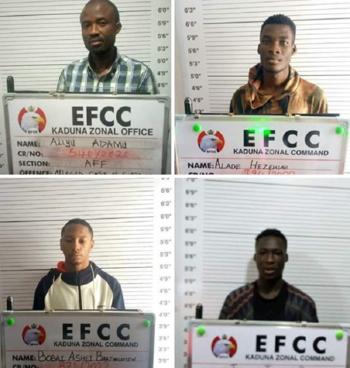Arrested fraudsters