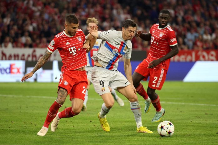 Bayern Munich and Barcelona match