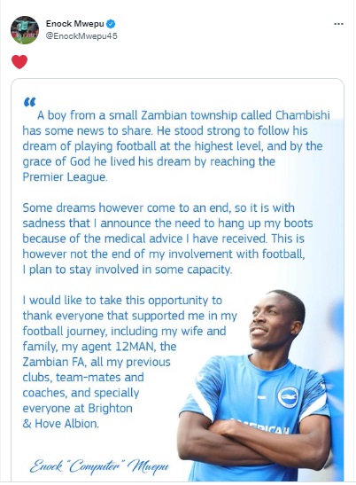 Enock Mwepu's statement - THEWILL NEWS MEDIA Enock Mwepu's statement