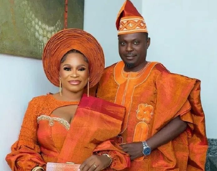 Kunle Afod and wife