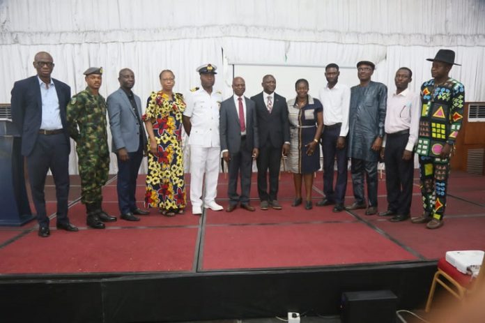 NAMA MD, Matthew Lawrence Pwajok (middle) with stakeholders at the sensitisation forum held in Port Harcourt recently. NAMA MD, Matthew Lawrence Pwajok (middle) with stakeholders at the sensitisation forum held in Port Harcourt recently.