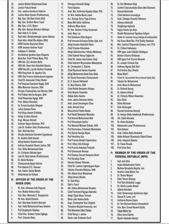 National-Honours1 - THEWILL NEWS MEDIA