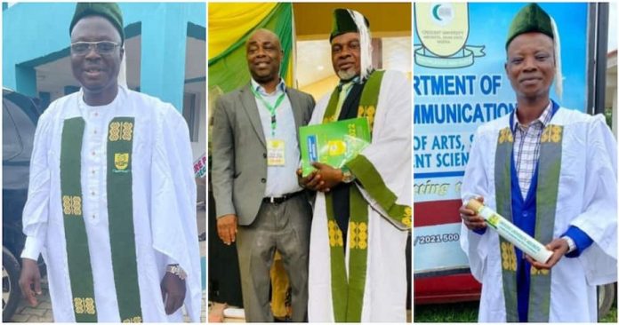 Nollywood actors graduate from crescent university