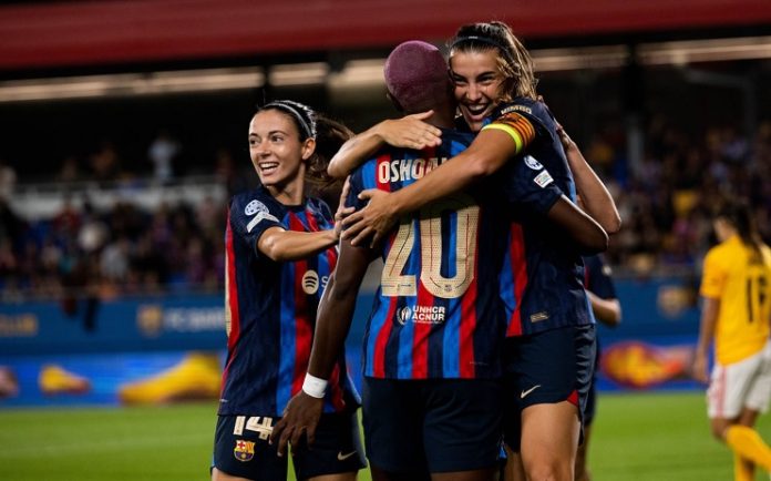 Oshoala Barca Benfica