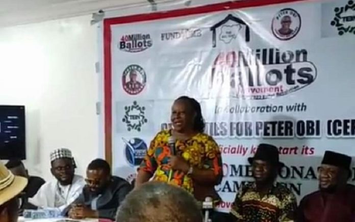 Patience Ozokwor for Peter Obi Patience Ozokwor for Peter Obi
