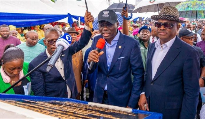 Sanwo Olu and Wike