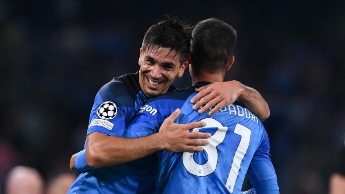 Simeone Double Helps Napoli To 3-0 Win Against Rangers To Retain Winning Streak Simeone Double Helps Napoli To 3-0 Win Against Rangers To Retain Winning Streak