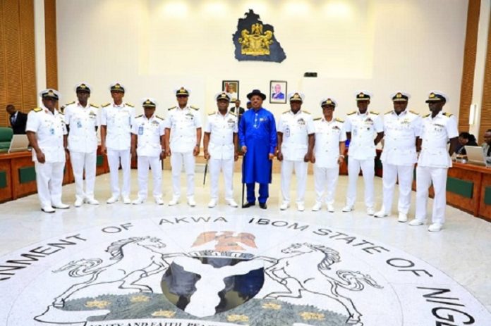 Udom Emmanuel and Navy