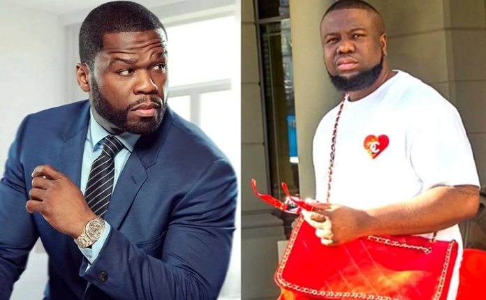 50 cent and Hushpuppi