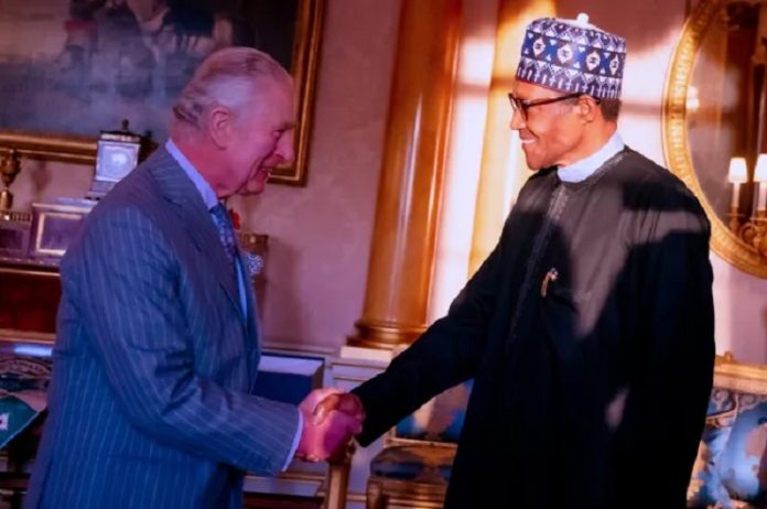 Buhari meets King Charles