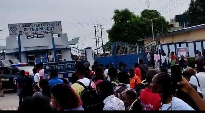 Crutech Students Protest - THEWILL NEWS MEDIA