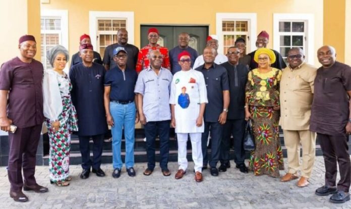 Delegation of Abia PDP members meet Atiku Abubakar