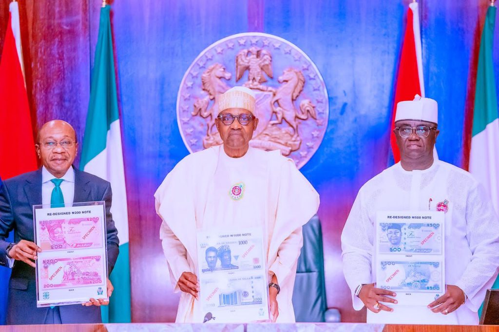 Godwin Emefiele, Buhari New Naira redesign - THEWILL NEWS MEDIA