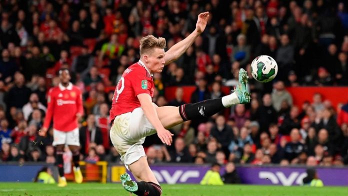 McTominay scored against Aston Villa