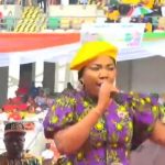 Gospel Singer Mercy Chinwo Performs At PDP Rally In Akwa Ibom