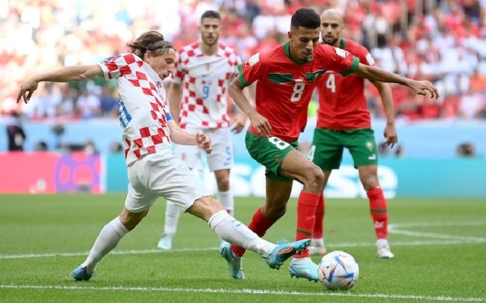 Modric vs Morrocco
