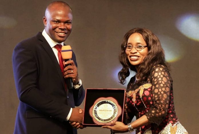 Monica Eimunjeze Award giving session at the Covenant Capital Tax and Business Compliance Seminar, NAFDAC Speaker Dr. Monica Eimunieze Director, Registration and Regulatory Affairs