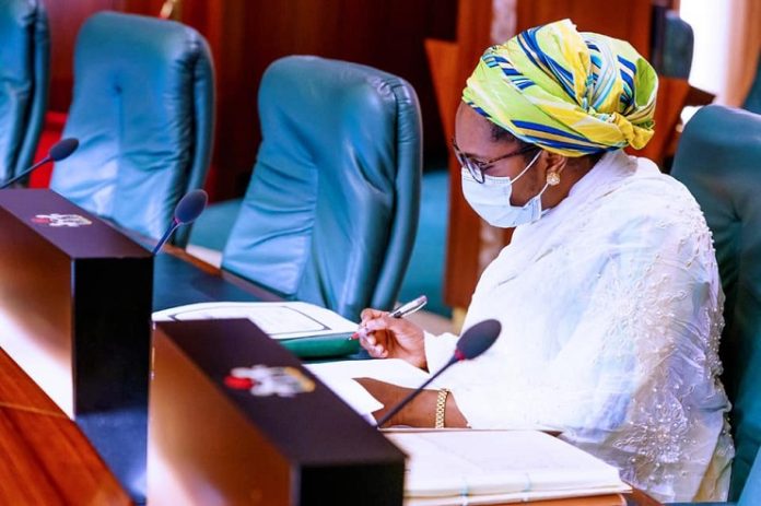 Minister of Finance, Budget and National Planning, Dr. Zainab Ahmed