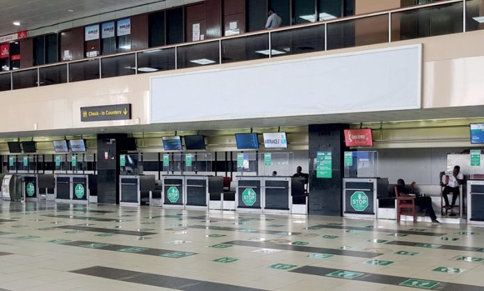 Airline counters
