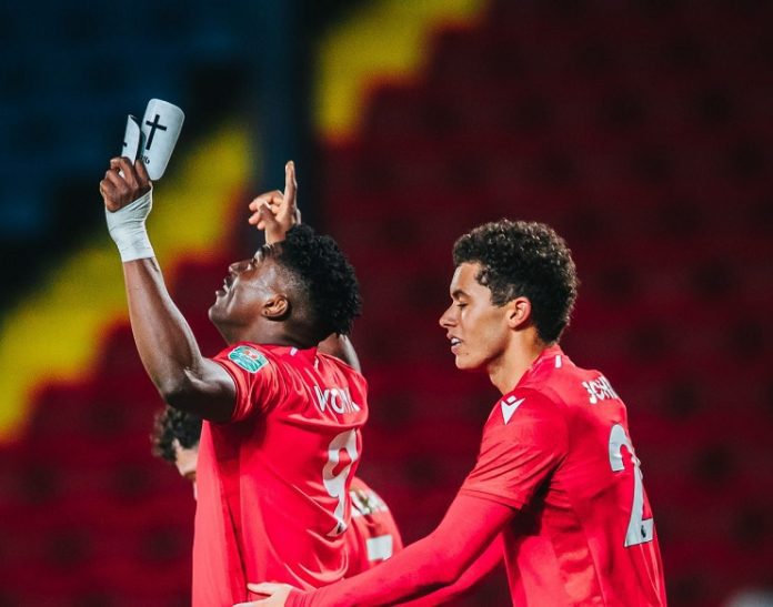 Awoniyi jubilates for forrest against blackburn