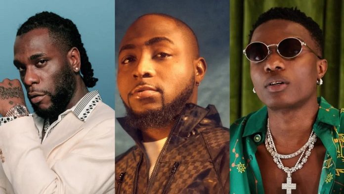 Burna, Davido and Wizkid
