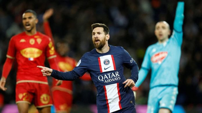 Lionel Messi scores on his return
