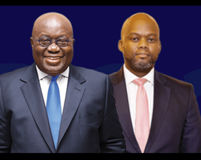 President of the Republic of Ghana, H.E. Nana Addo Dankwa Akufo-Addo, and H.E. Wamkele Mene, Secretary-General of the African Continental Free Trade Area (AfCFTA) Secretariat.