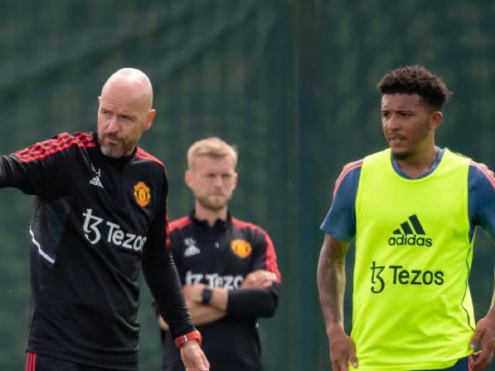 Ten Hag and Sancho