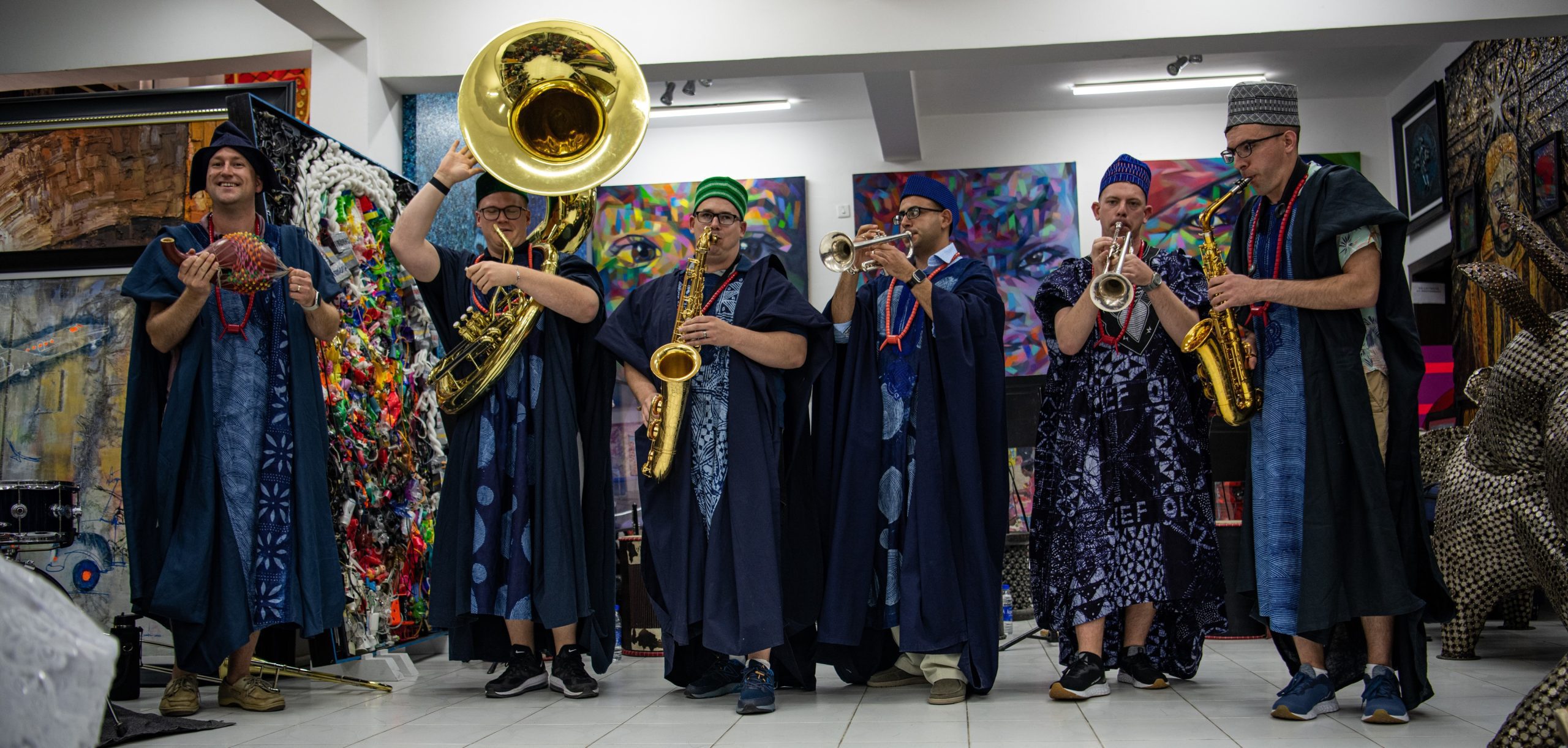 The Topside Brass Band of the U.S. Naval Forces Europe Africa Band - THEWILL NEWS MEDIA