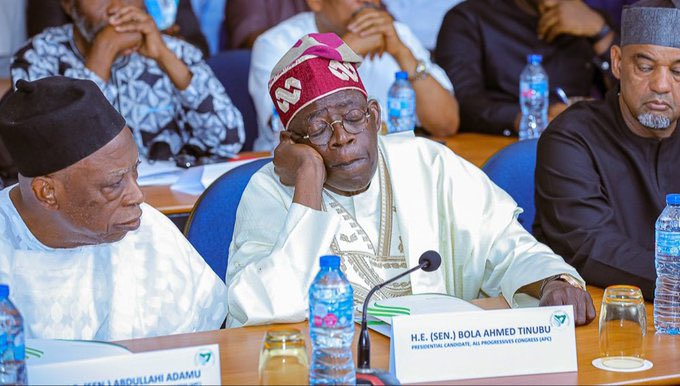 Tinubu Sleeping - THEWILL NEWS MEDIA