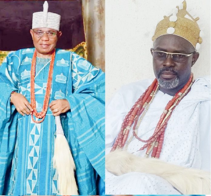 eji of Akure, Oba Aladetoyinbo Ogunlade Aladelusi and Iralepo of Isinkan, Oba Olugbenga Ajimokunola