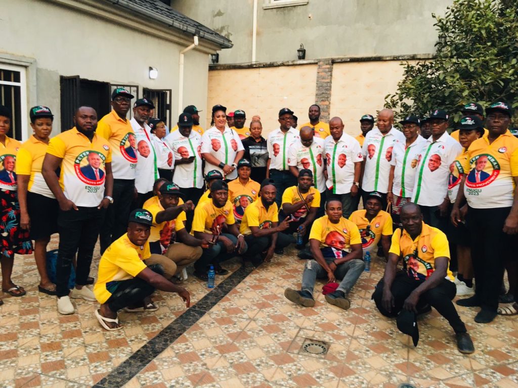 former Chairman, Ezeagu Local Government Council, Hon. Fred Chukwudi Ezinwa, donated a branded Sienna, three motorcycles and tray as souvenirs for Peter Mbah Grassroots Movement (PGM) 2 - THEWILL NEWS MEDIA